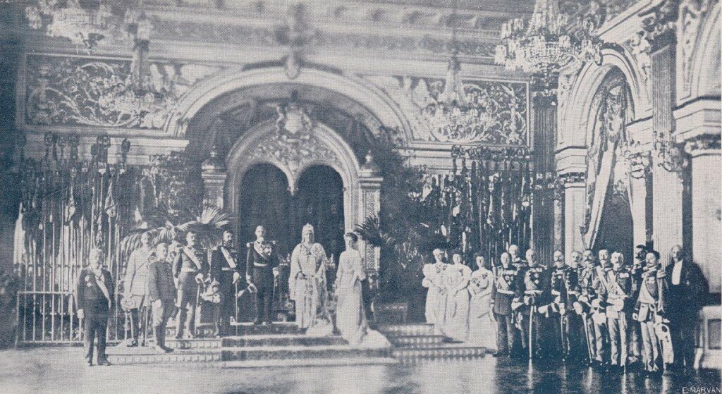 In the Hall of the Throne , during the regin of King Charles