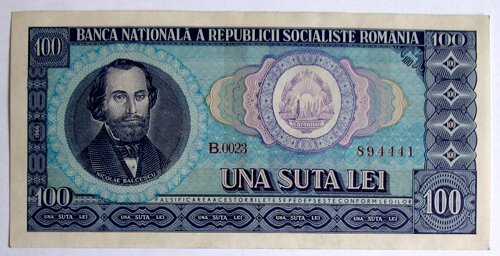 100 lei banknote