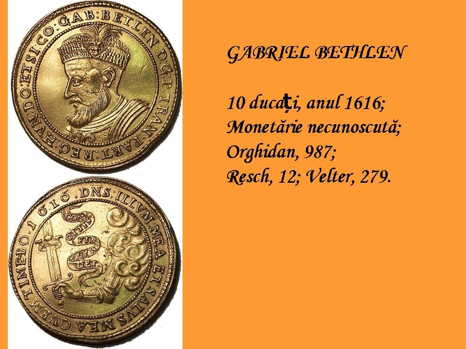 Gabriel Bethlen, 10 ducati, 1616