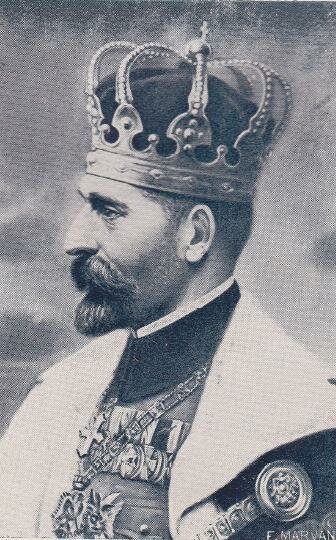 Crowned as King of Great Romania at Alba Iulia