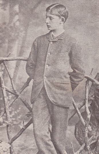 Ferdinand at the age of 16 years when he first came in the Country