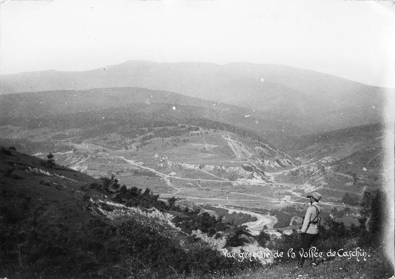 General view of the valley or Caschin Casin