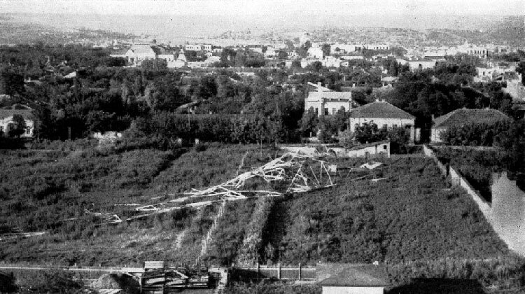 Kishinev, the capital of Bessarabia after the fight in July 1941 
