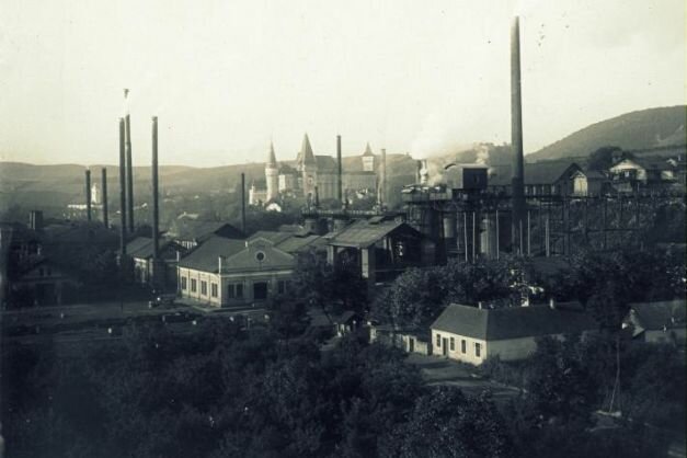The industrial area of ​​Hunedoara