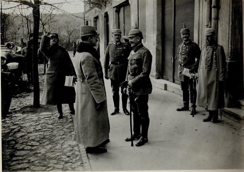 German command in Petrosani. 05 11 1916