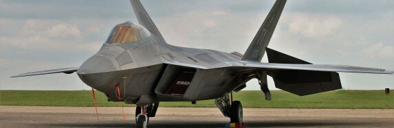 American F-22 visiting Romania for the first time