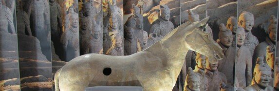 Terracotta Warriors from China visiting Bucharest