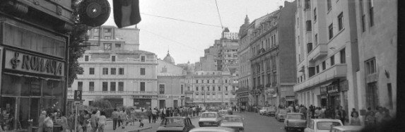 Bucharest in 1977, through a bus windshield
